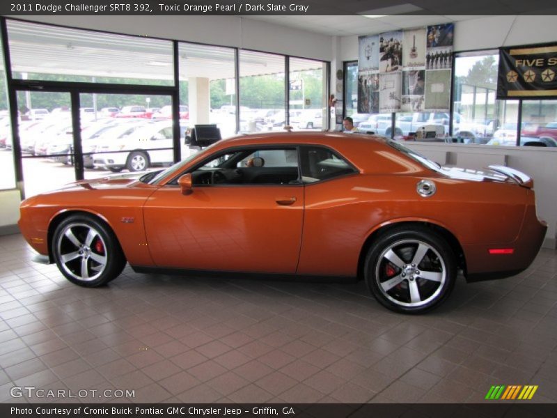  2011 Challenger SRT8 392 Toxic Orange Pearl