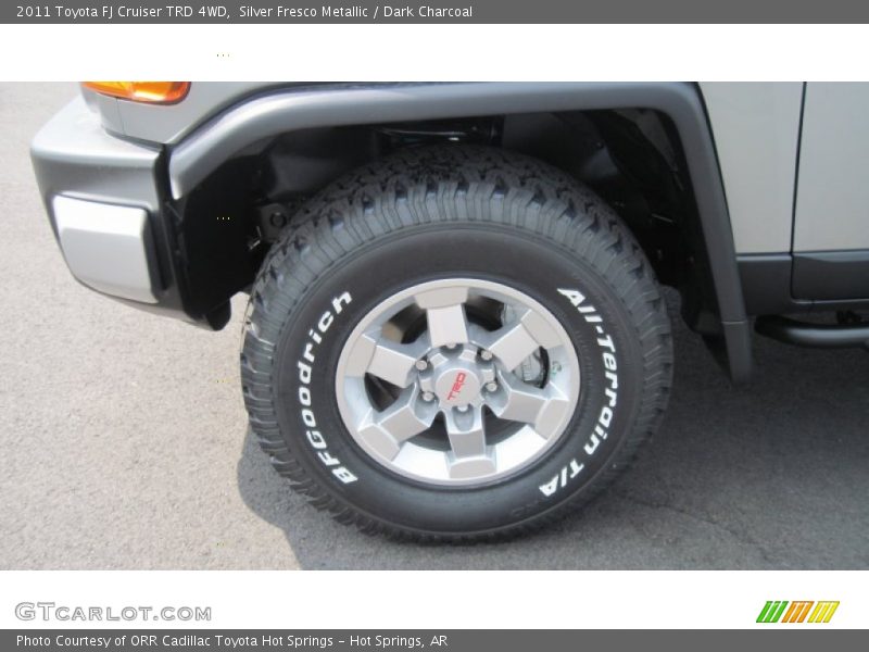 Silver Fresco Metallic / Dark Charcoal 2011 Toyota FJ Cruiser TRD 4WD