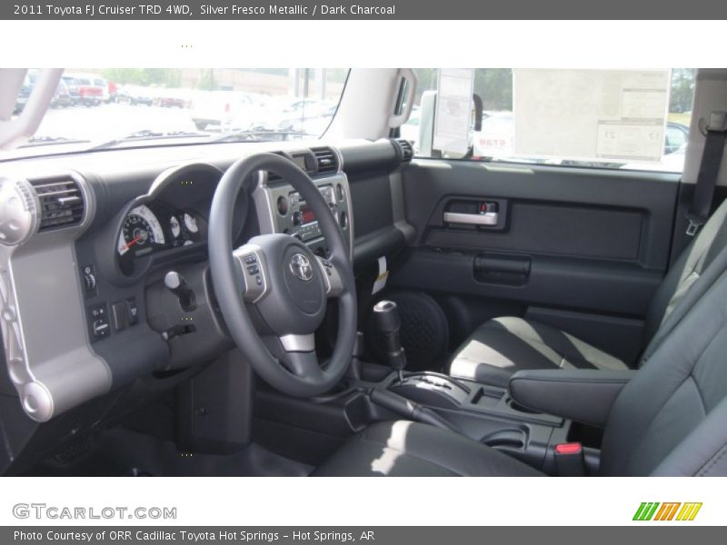 Silver Fresco Metallic / Dark Charcoal 2011 Toyota FJ Cruiser TRD 4WD
