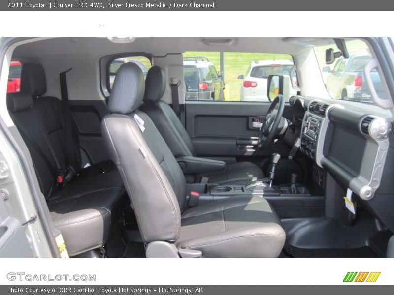 Silver Fresco Metallic / Dark Charcoal 2011 Toyota FJ Cruiser TRD 4WD