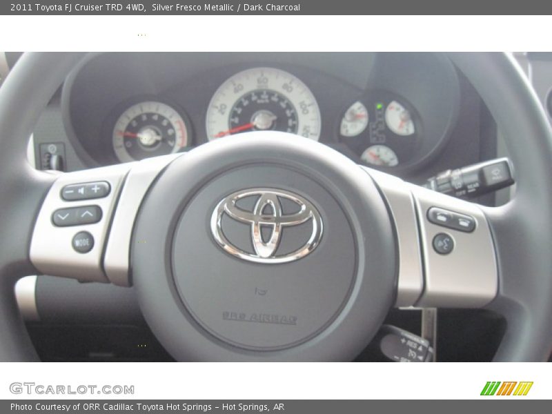 Silver Fresco Metallic / Dark Charcoal 2011 Toyota FJ Cruiser TRD 4WD