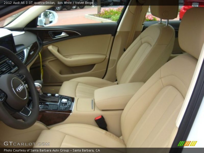  2012 A6 3.0T quattro Sedan Velvet Beige Interior