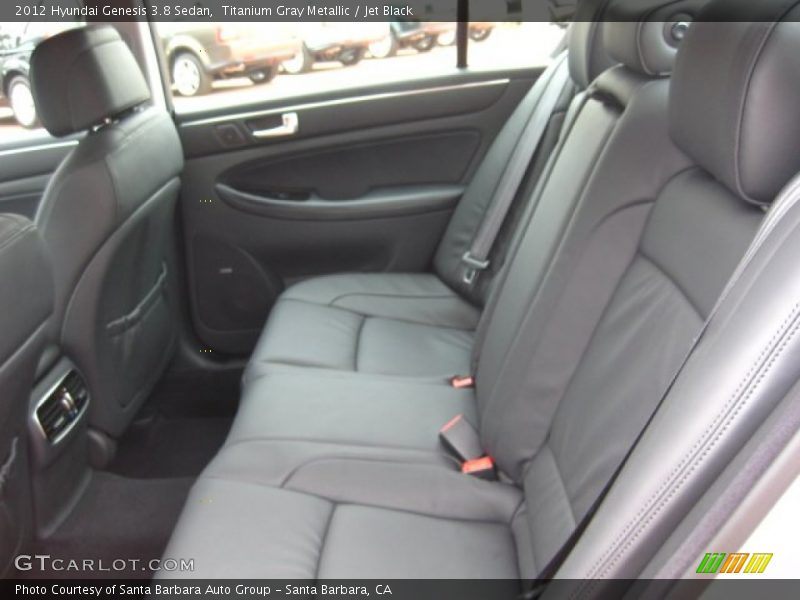 Titanium Gray Metallic / Jet Black 2012 Hyundai Genesis 3.8 Sedan