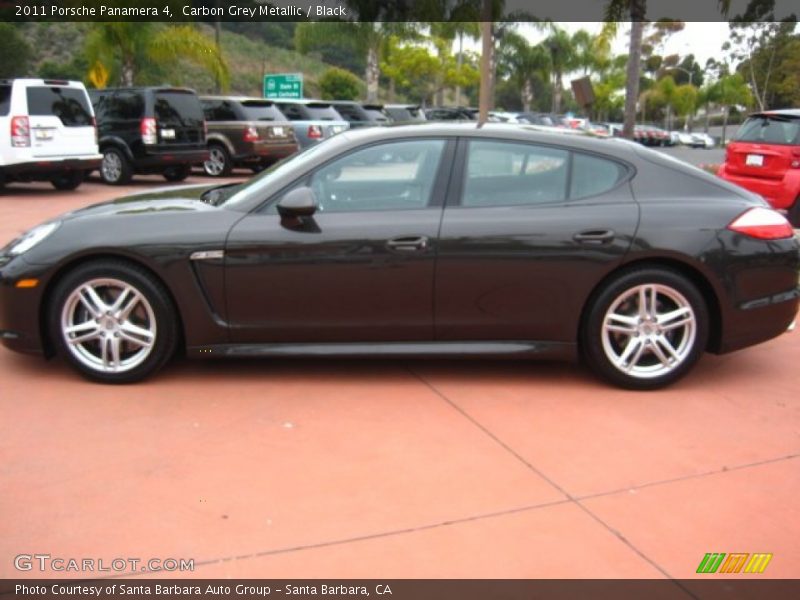 Carbon Grey Metallic / Black 2011 Porsche Panamera 4