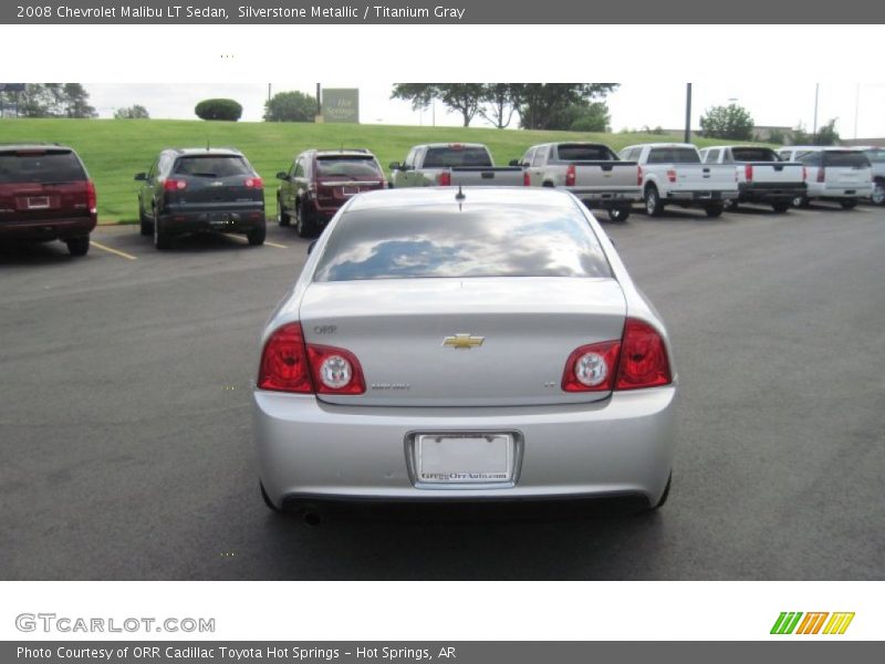 Silverstone Metallic / Titanium Gray 2008 Chevrolet Malibu LT Sedan