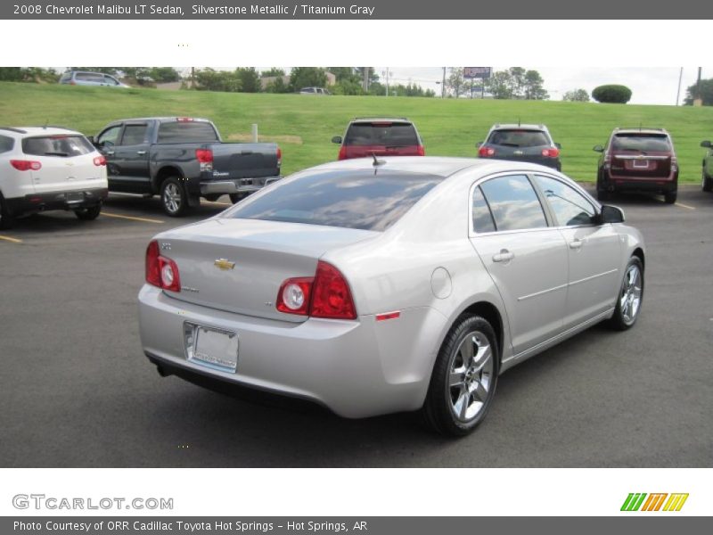 Silverstone Metallic / Titanium Gray 2008 Chevrolet Malibu LT Sedan