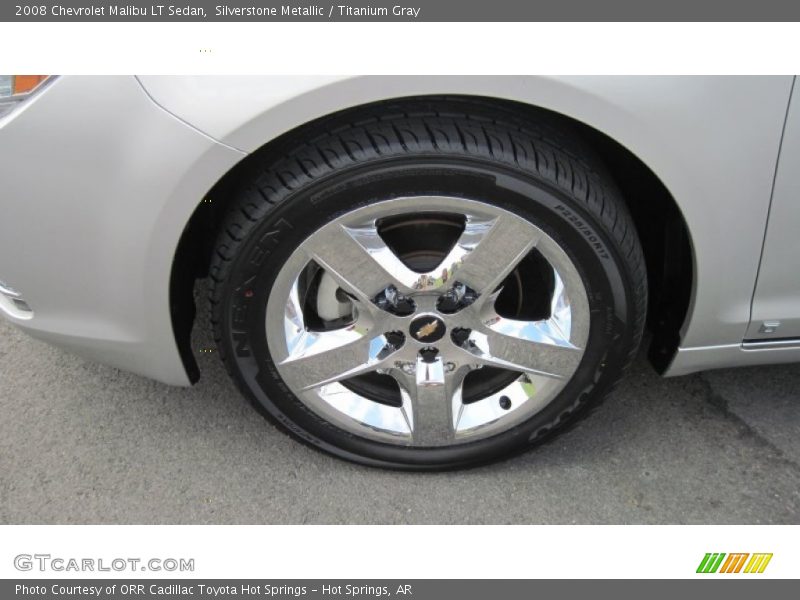 Silverstone Metallic / Titanium Gray 2008 Chevrolet Malibu LT Sedan
