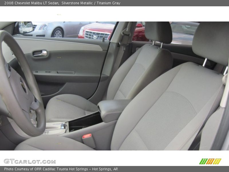 Silverstone Metallic / Titanium Gray 2008 Chevrolet Malibu LT Sedan
