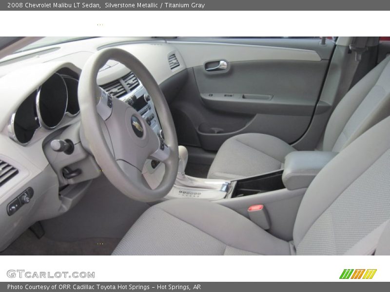 Silverstone Metallic / Titanium Gray 2008 Chevrolet Malibu LT Sedan