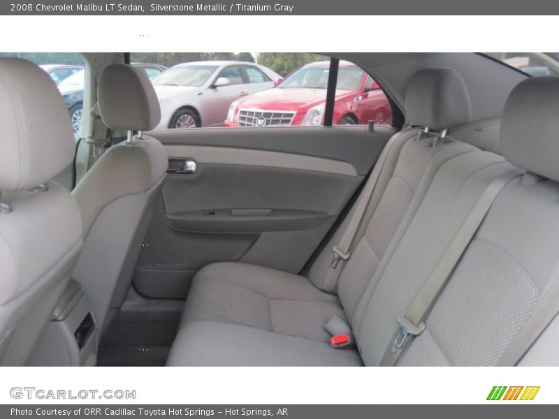 Silverstone Metallic / Titanium Gray 2008 Chevrolet Malibu LT Sedan