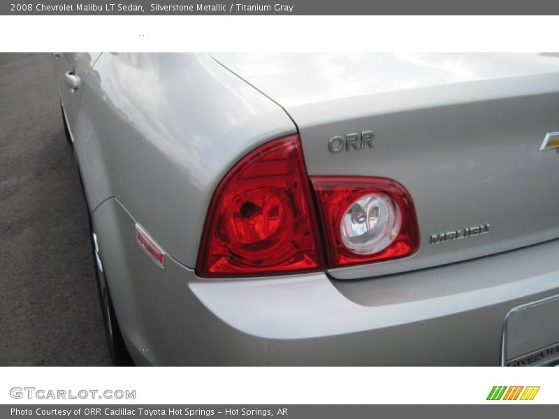 Silverstone Metallic / Titanium Gray 2008 Chevrolet Malibu LT Sedan