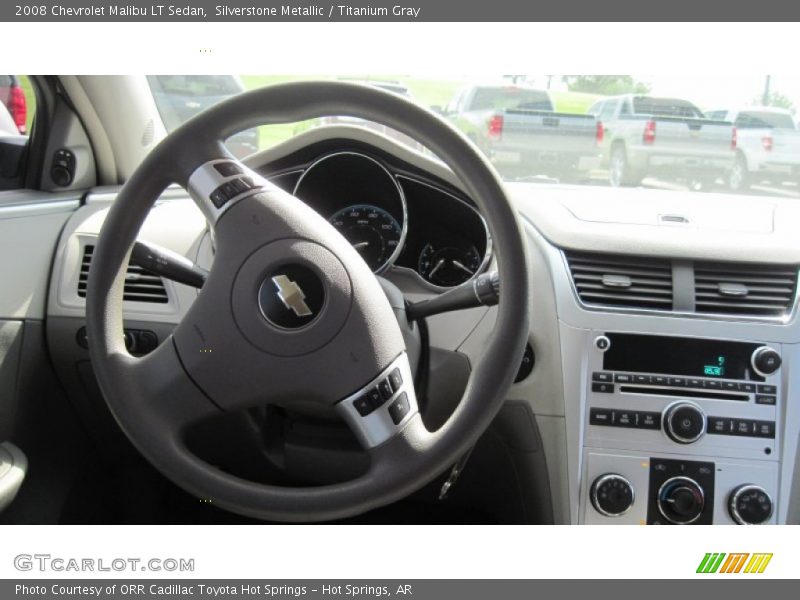 Silverstone Metallic / Titanium Gray 2008 Chevrolet Malibu LT Sedan