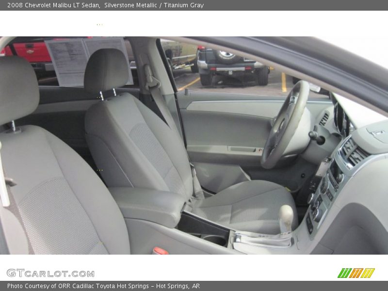 Silverstone Metallic / Titanium Gray 2008 Chevrolet Malibu LT Sedan