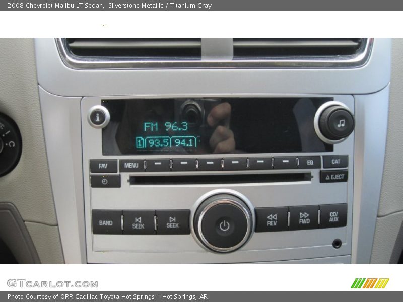 Silverstone Metallic / Titanium Gray 2008 Chevrolet Malibu LT Sedan