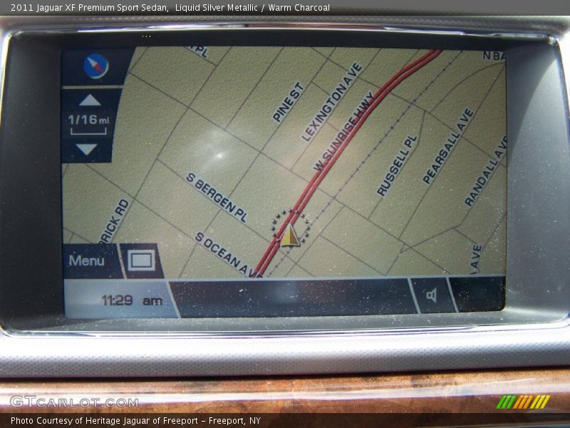Liquid Silver Metallic / Warm Charcoal 2011 Jaguar XF Premium Sport Sedan