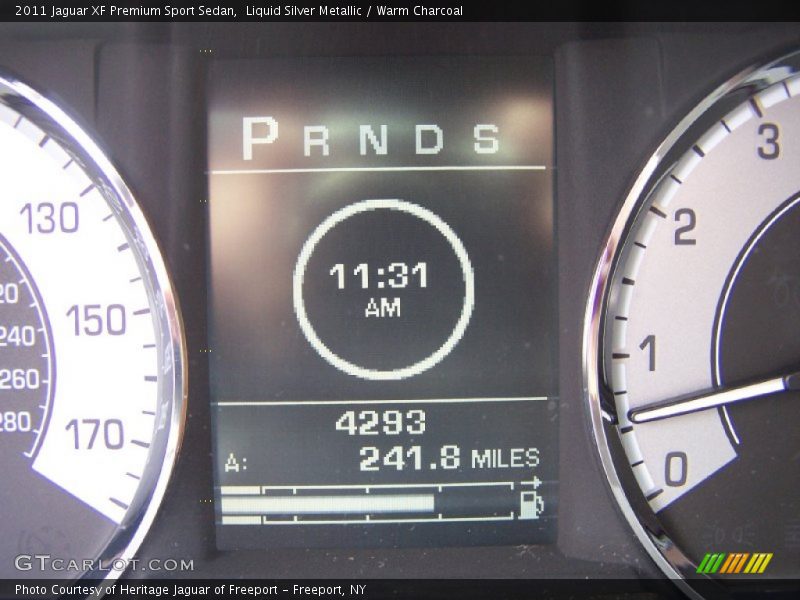 Liquid Silver Metallic / Warm Charcoal 2011 Jaguar XF Premium Sport Sedan