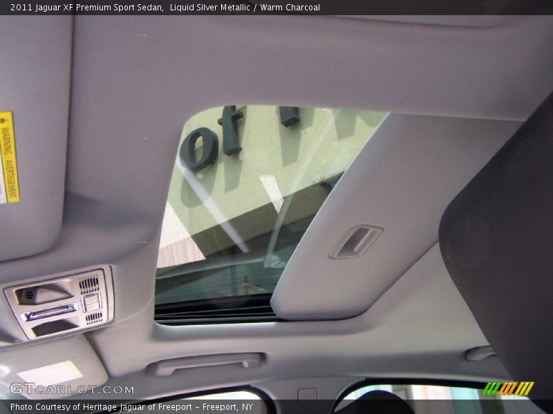 Liquid Silver Metallic / Warm Charcoal 2011 Jaguar XF Premium Sport Sedan