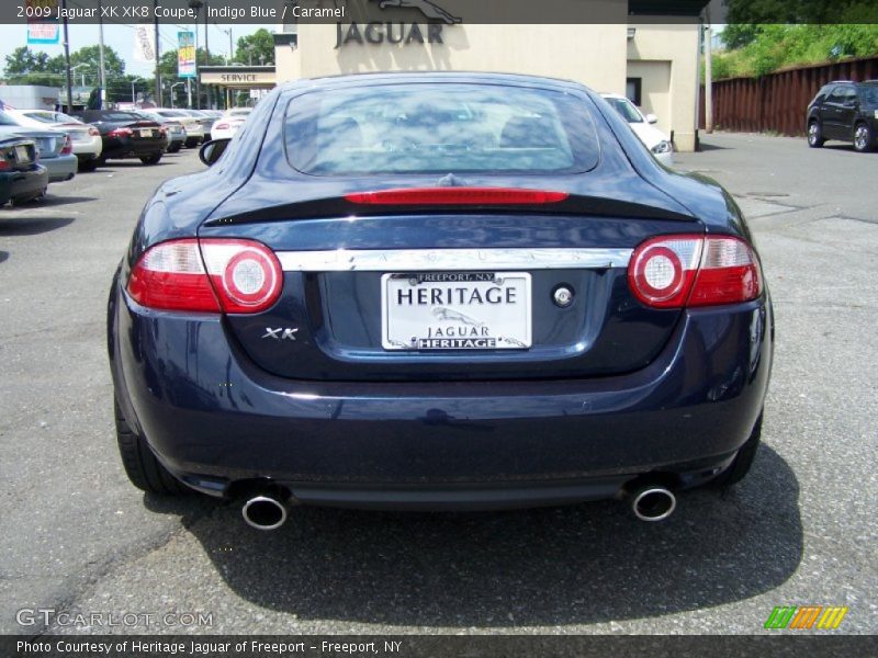 Indigo Blue / Caramel 2009 Jaguar XK XK8 Coupe