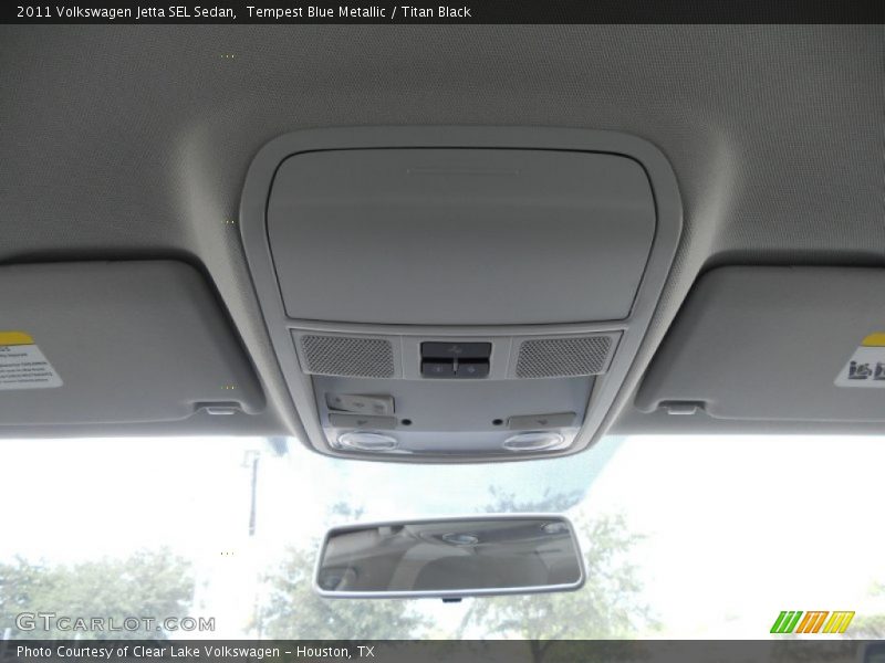 Tempest Blue Metallic / Titan Black 2011 Volkswagen Jetta SEL Sedan