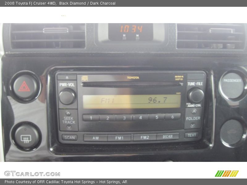 Black Diamond / Dark Charcoal 2008 Toyota FJ Cruiser 4WD