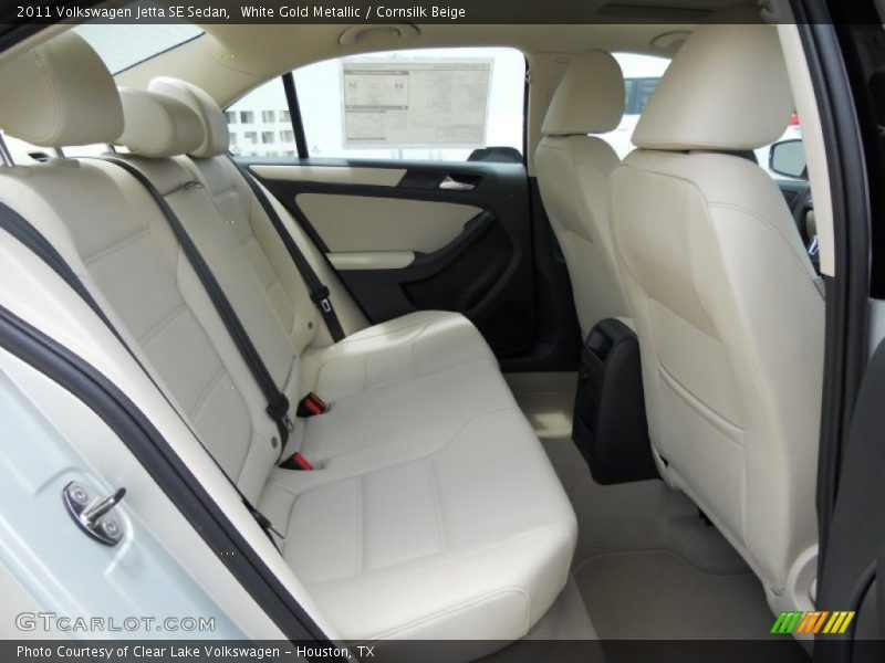 White Gold Metallic / Cornsilk Beige 2011 Volkswagen Jetta SE Sedan