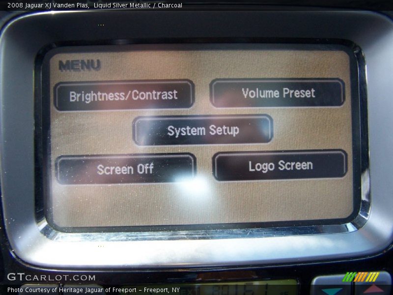 Liquid Silver Metallic / Charcoal 2008 Jaguar XJ Vanden Plas