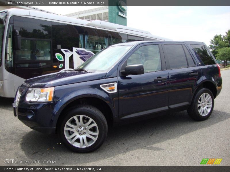 Baltic Blue Metallic / Alpaca Beige 2008 Land Rover LR2 SE