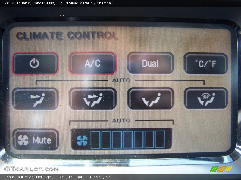 Controls of 2008 XJ Vanden Plas