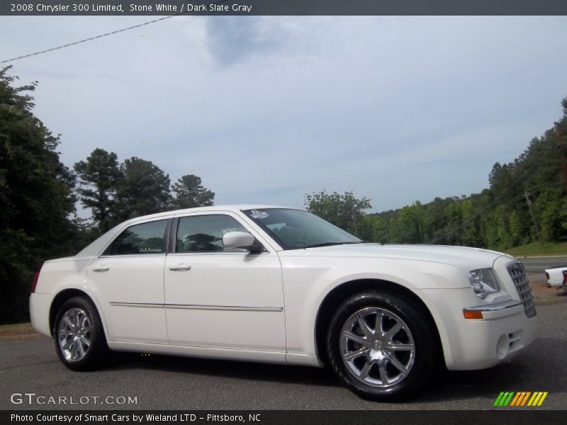 Stone White / Dark Slate Gray 2008 Chrysler 300 Limited