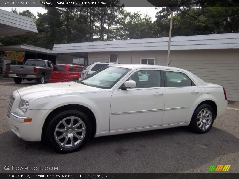 Stone White / Dark Slate Gray 2008 Chrysler 300 Limited
