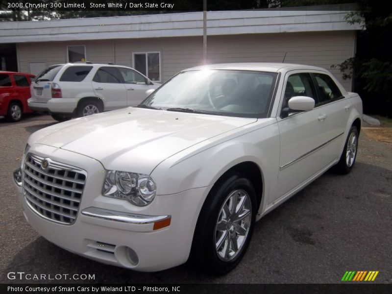 Stone White / Dark Slate Gray 2008 Chrysler 300 Limited