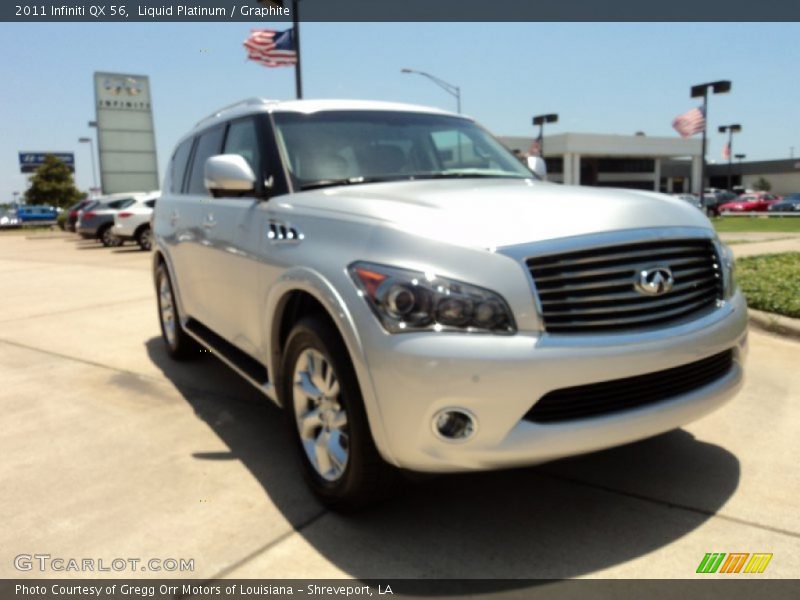 Liquid Platinum / Graphite 2011 Infiniti QX 56