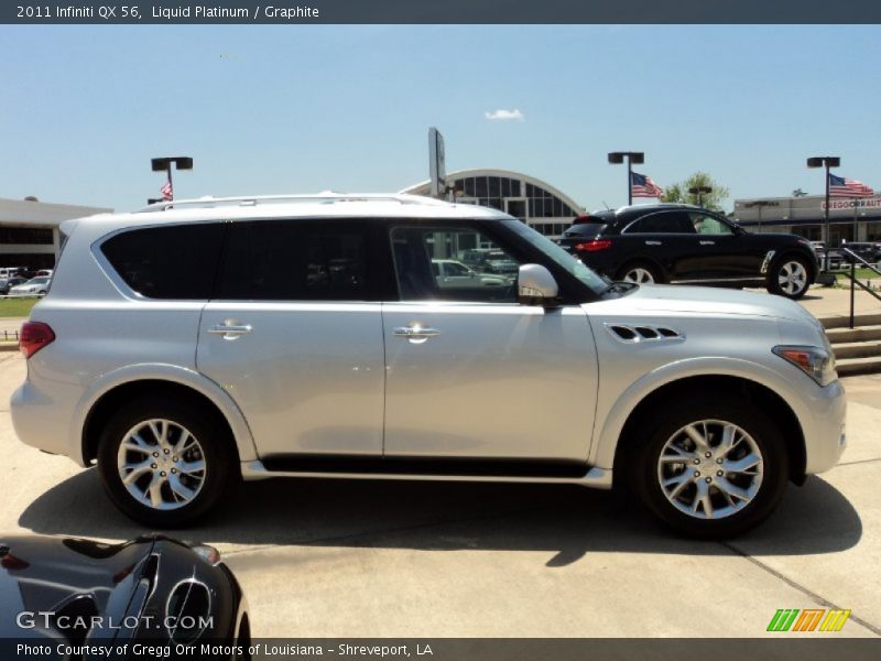 Liquid Platinum / Graphite 2011 Infiniti QX 56