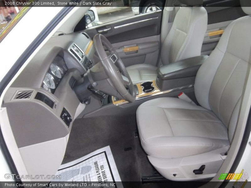 Stone White / Dark Slate Gray 2008 Chrysler 300 Limited