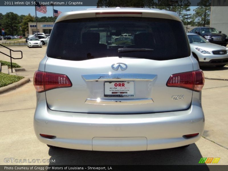Liquid Platinum / Graphite 2011 Infiniti QX 56