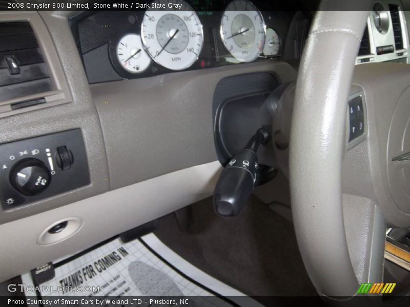 Stone White / Dark Slate Gray 2008 Chrysler 300 Limited