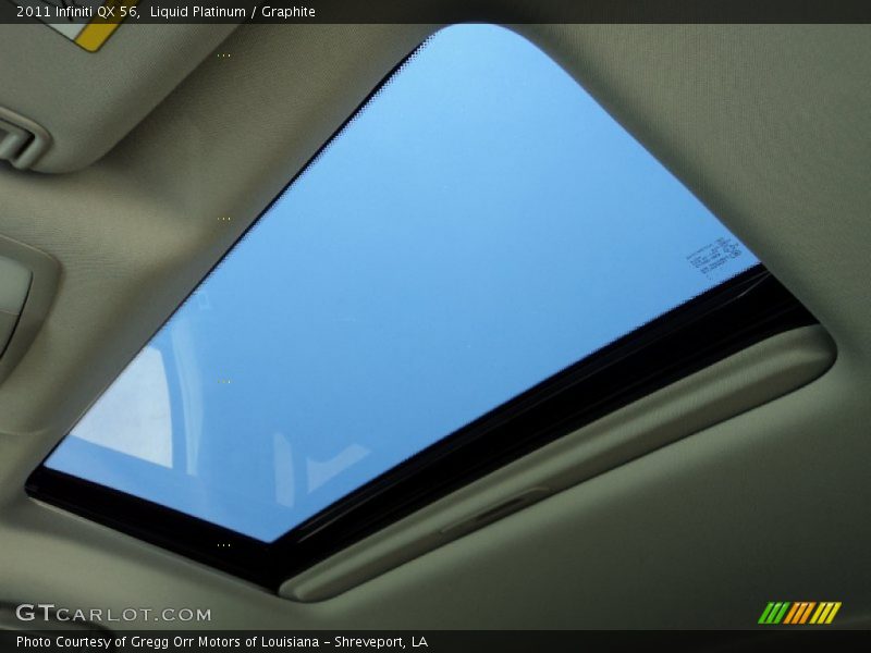 Sunroof of 2011 QX 56