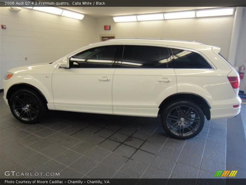 Calla White / Black 2008 Audi Q7 4.2 Premium quattro