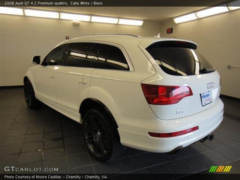 Calla White / Black 2008 Audi Q7 4.2 Premium quattro