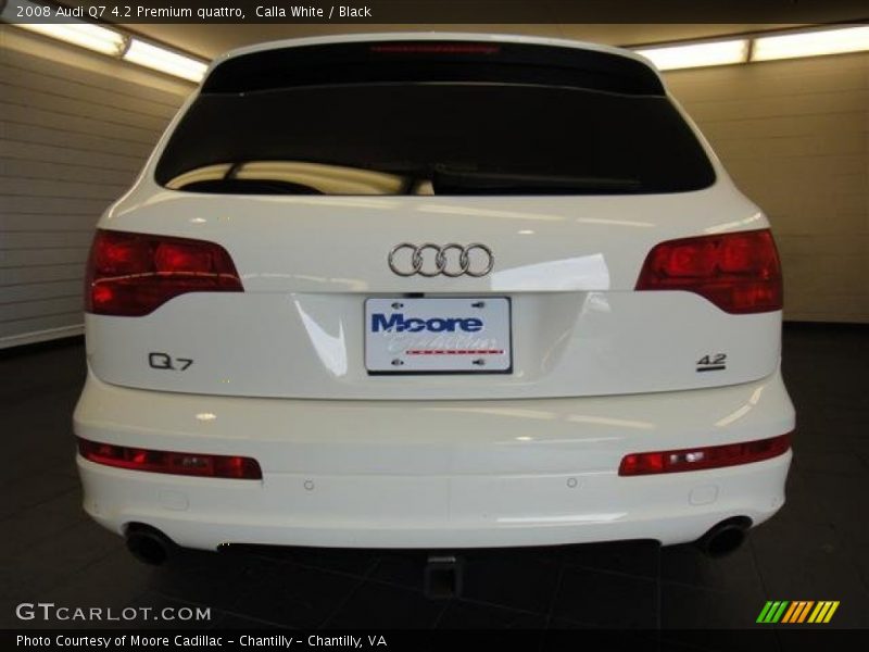 Calla White / Black 2008 Audi Q7 4.2 Premium quattro