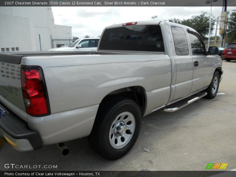 Silver Birch Metallic / Dark Charcoal 2007 Chevrolet Silverado 1500 Classic LS Extended Cab