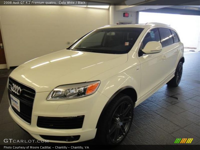 Calla White / Black 2008 Audi Q7 4.2 Premium quattro