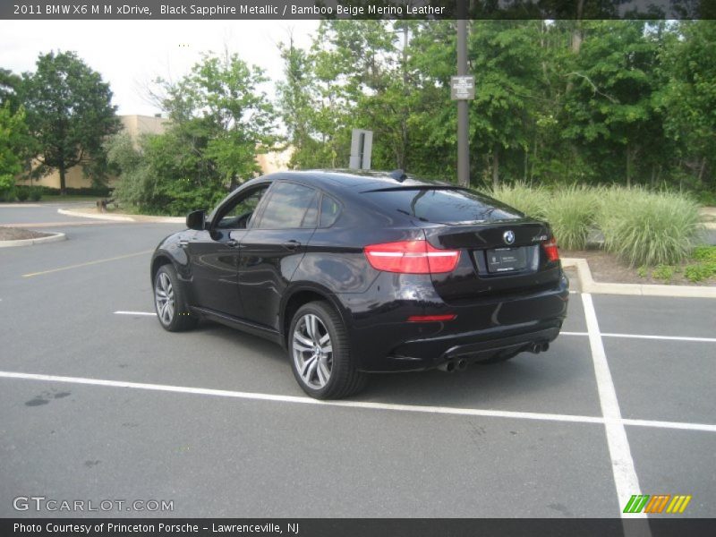 Black Sapphire Metallic / Bamboo Beige Merino Leather 2011 BMW X6 M M xDrive