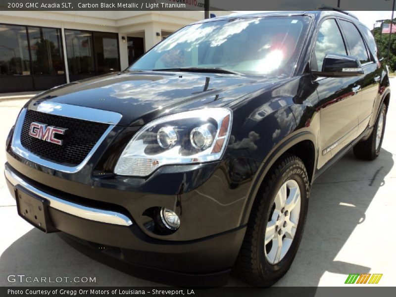 Carbon Black Metallic / Light Titanium 2009 GMC Acadia SLT