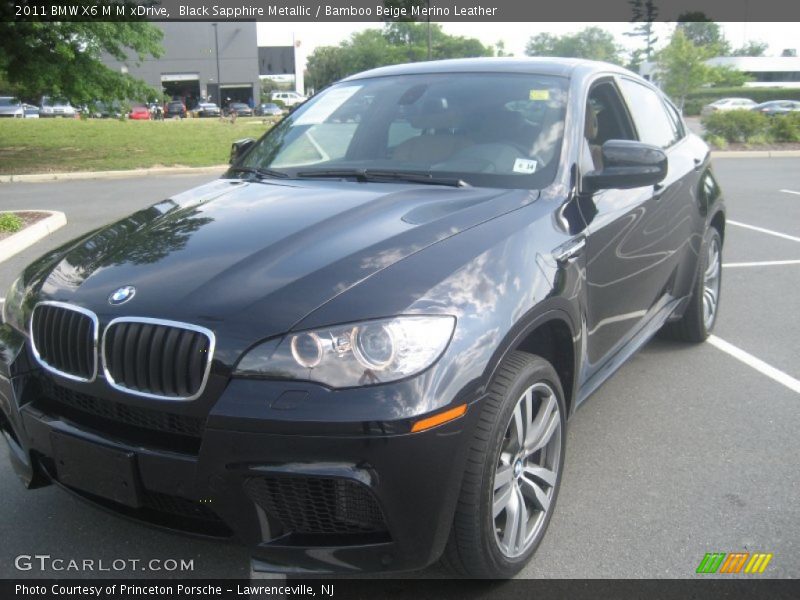 Black Sapphire Metallic / Bamboo Beige Merino Leather 2011 BMW X6 M M xDrive