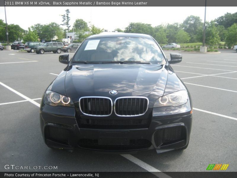 Black Sapphire Metallic / Bamboo Beige Merino Leather 2011 BMW X6 M M xDrive