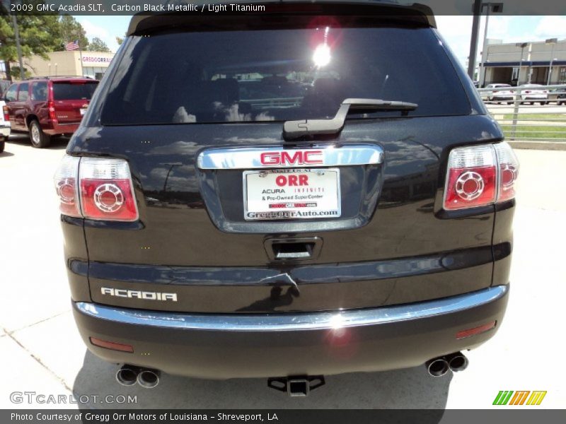 Carbon Black Metallic / Light Titanium 2009 GMC Acadia SLT