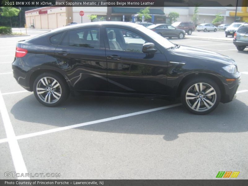 Black Sapphire Metallic / Bamboo Beige Merino Leather 2011 BMW X6 M M xDrive