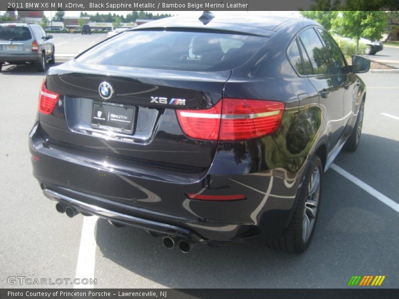 Black Sapphire Metallic / Bamboo Beige Merino Leather 2011 BMW X6 M M xDrive