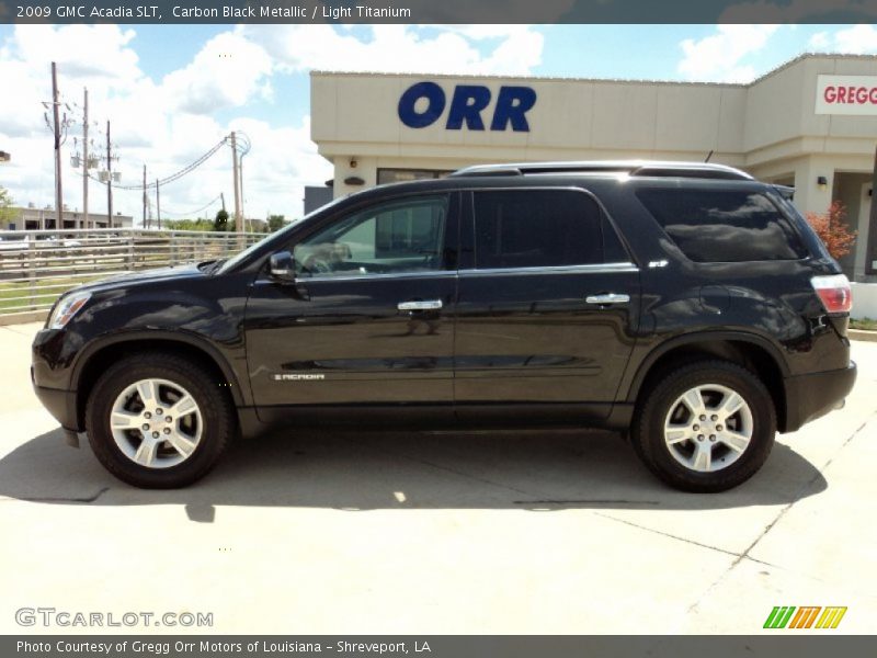 Carbon Black Metallic / Light Titanium 2009 GMC Acadia SLT